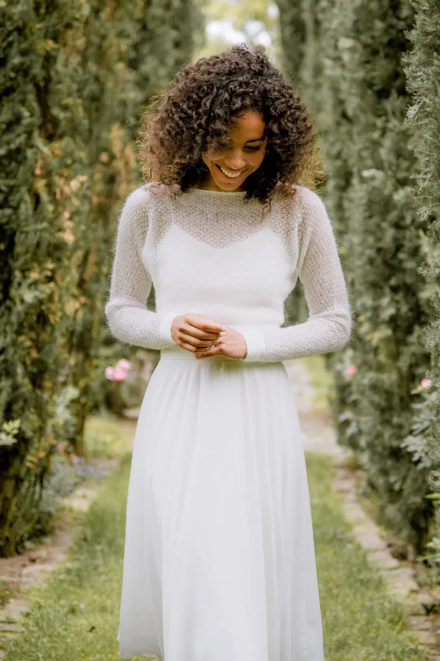 Pullover Yosie by noni: Two-Piece silhouette, scoop neckline, long sleeves
