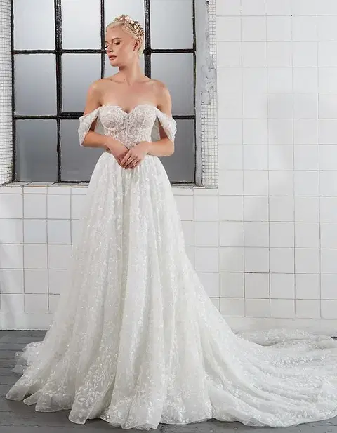 Nova wedding dress by Avenue by Josephine Scott, A-line, tulle