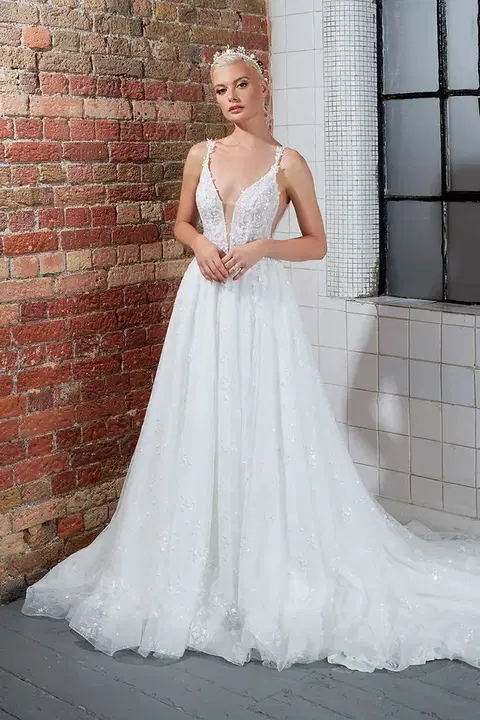 Reese wedding dress by Avenue by Josephine Scott, A-line, lace