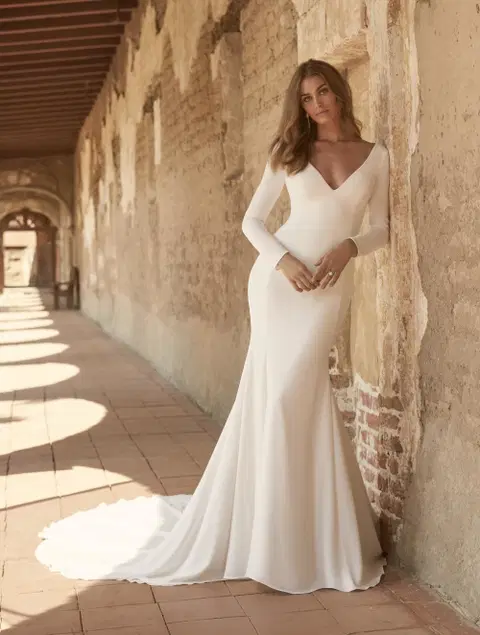 Fern wedding dress by Maggie Sottero, A-line, lace