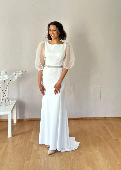 Kleid STBC 1243-2 by myprettydress by Basedow, mermaid, crepe