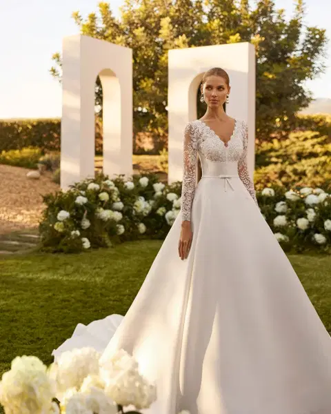 Nona Brautkleid von Rosa Clara, A-Linie, Sienna