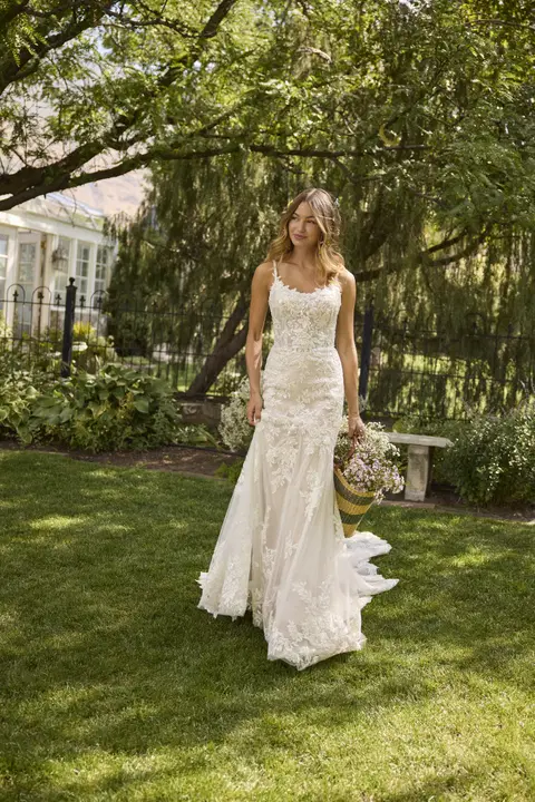 Eden wedding dress by Rebecca Ingram, A-line, lace