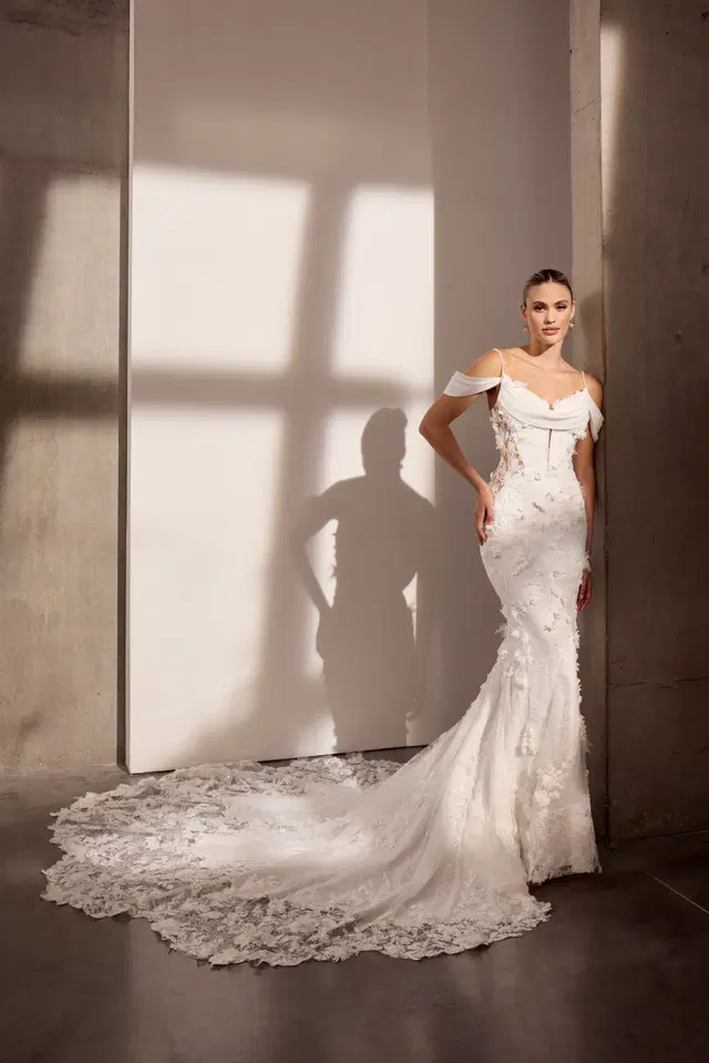 Brooke by Avenue by Josephine Scott: Mermaid silhouette, sweetheart neckline, sleeveless, chiffon