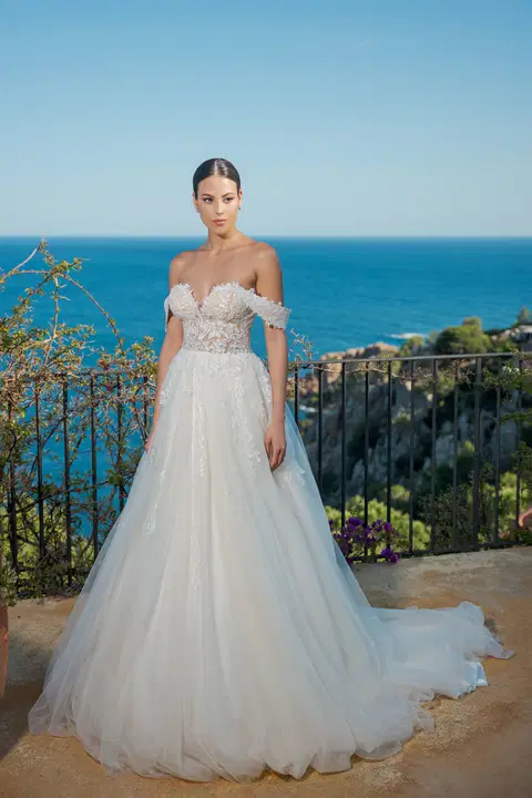 Style MGB137 wedding dress by Miss Beautiful Bride, ball gown, tulle