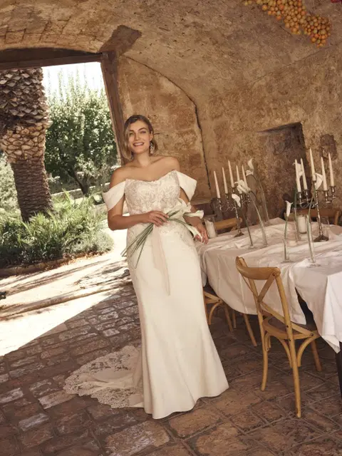 Nerida Brautkleid von Modeca Bridal, Trompete, Spitze