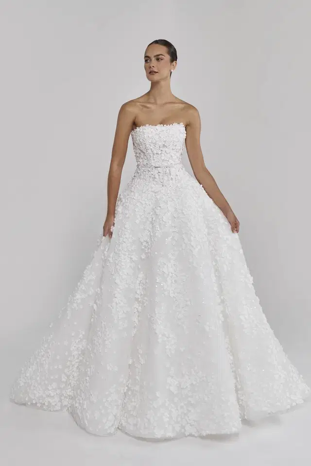 B26107 Camilla by Calla Blanche: Ball Gown silhouette, straight neckline, sleeveless, tulle