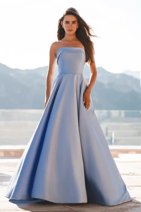 Style R3715 wedding dress by Allure Romance, ball gown, mikado
