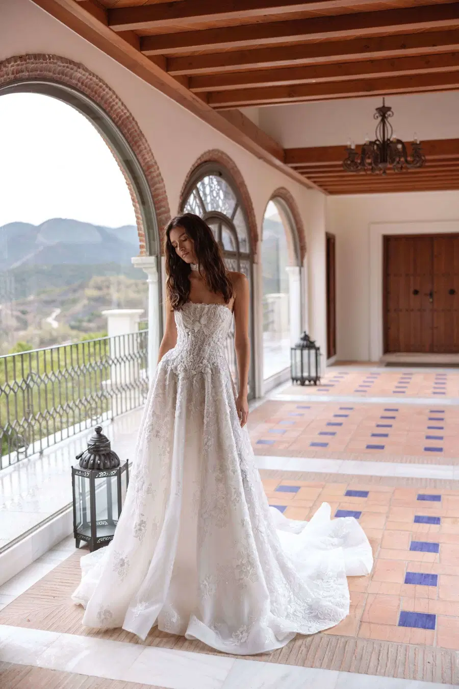Elara by Tina Valerdi: Ball Gown silhouette, sweetheart neckline, sleeveless, tulle