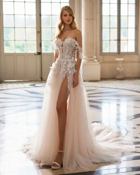 Elaia Brautkleid von Rosa Clara, Ballkleid, Tüll