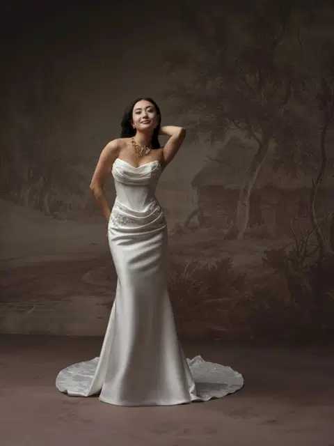 Yadira wedding dress by Sottero & Midgley, A-line, lace