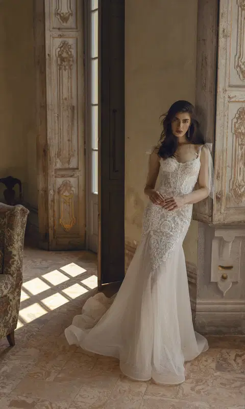 Bertola 24-018(2) wedding dress by Love by Ricca Sposa, mermaid, tulle