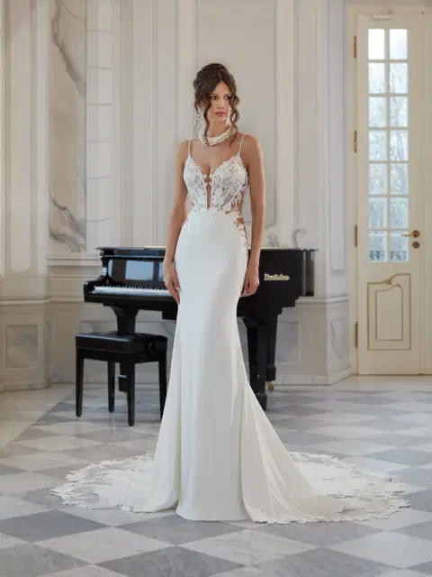 Kassandra wedding dress by Vanilla Sposa, mermaid, lace