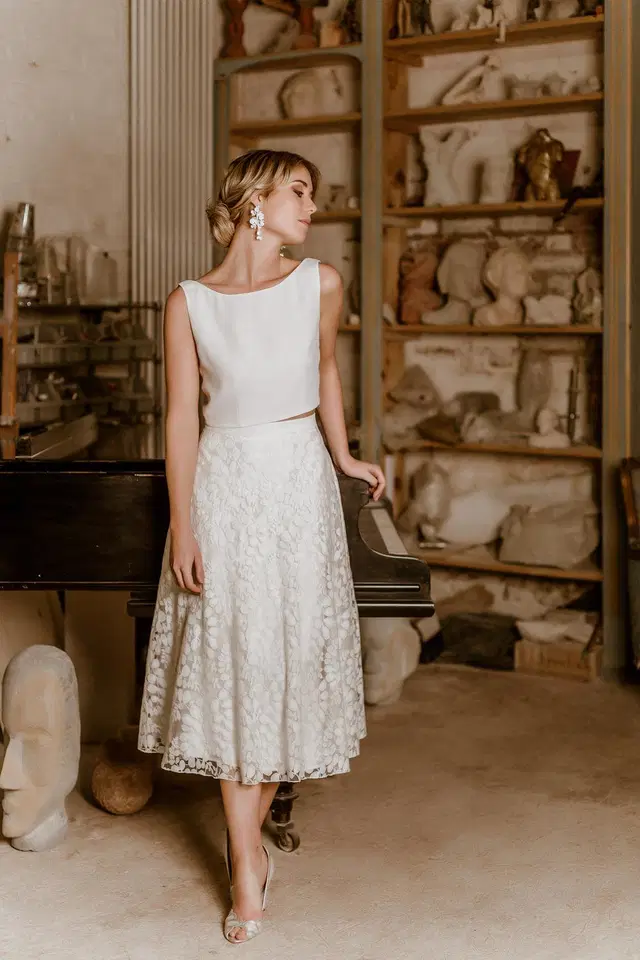 Rock Liza Midi by noni: Two-Piece silhouette, lace