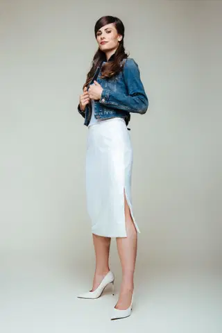 Bleistiftrock S-1064 by KUESS die BRAUT - view 5 of 6
