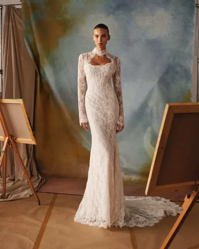 Bianca by Milla Nova: Mermaid silhouette, sleeveless, chantilly
