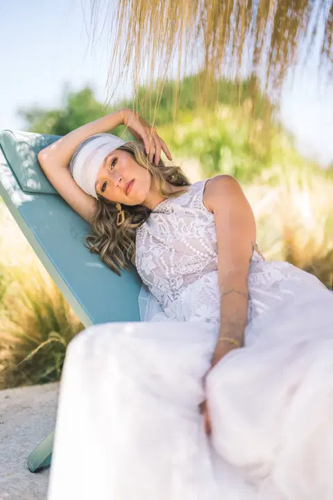 Dina wedding dress by Malee, A-line, lace
