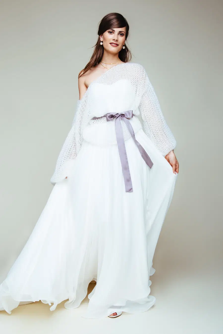 Seidenchiffon-Rock S-1056 by KUESS die BRAUT - view 3 of 6