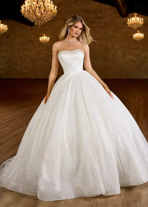 Style RB6149 wedding dress by Rachel Allan, ball gown, tulle