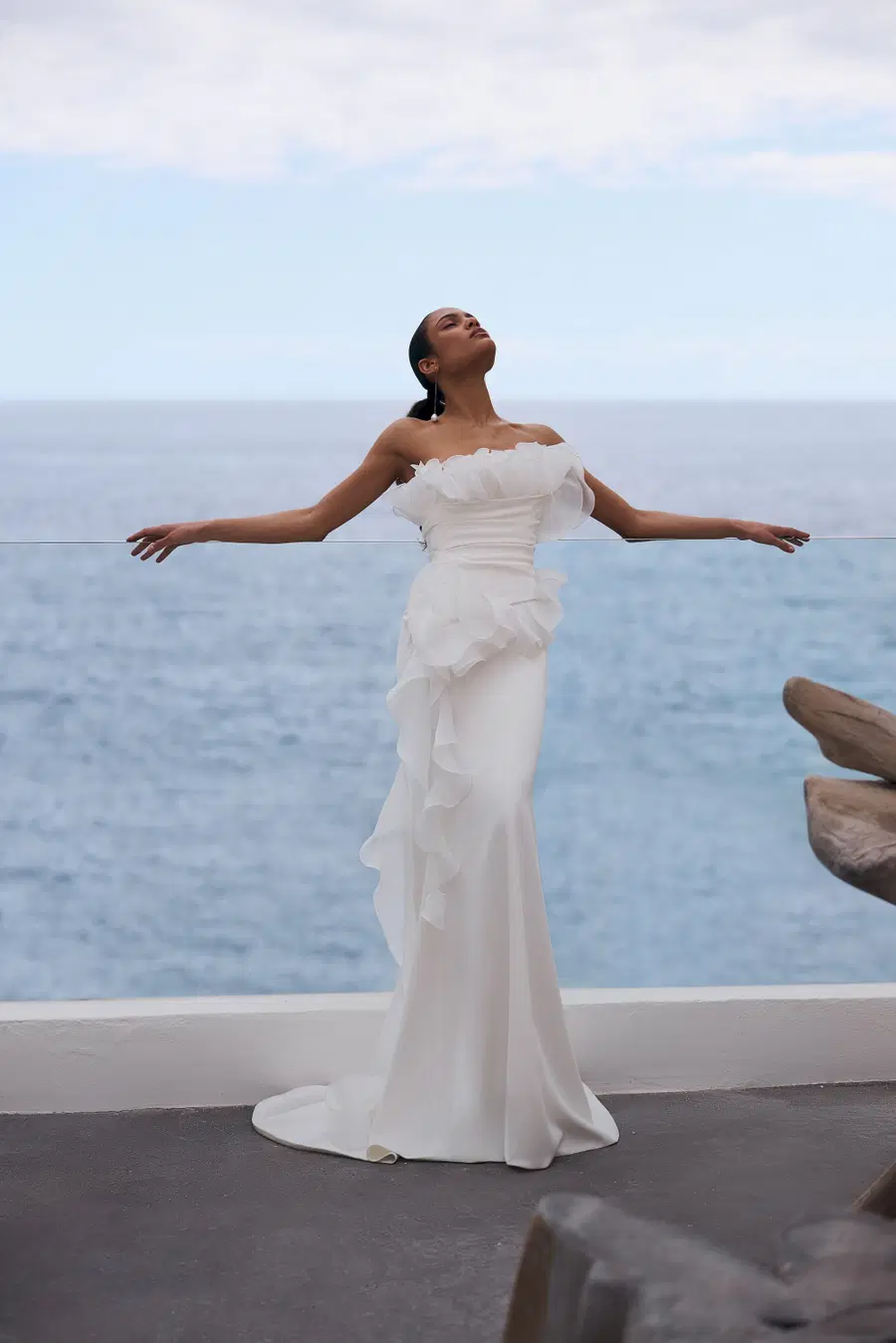 Tidal Soul by Liretta: Straight silhouette, crepe