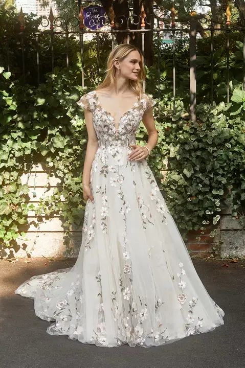 MJ900 - Johnny wedding dress by Madison James, A-line, tulle