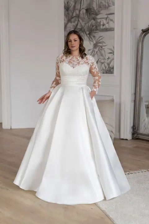 Gusta Brautkleid von Jarice, Ballkleid, Mikado