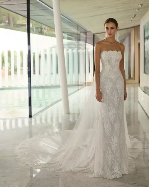 Gioconda wedding dress by Rosa Clara, mermaid, lace