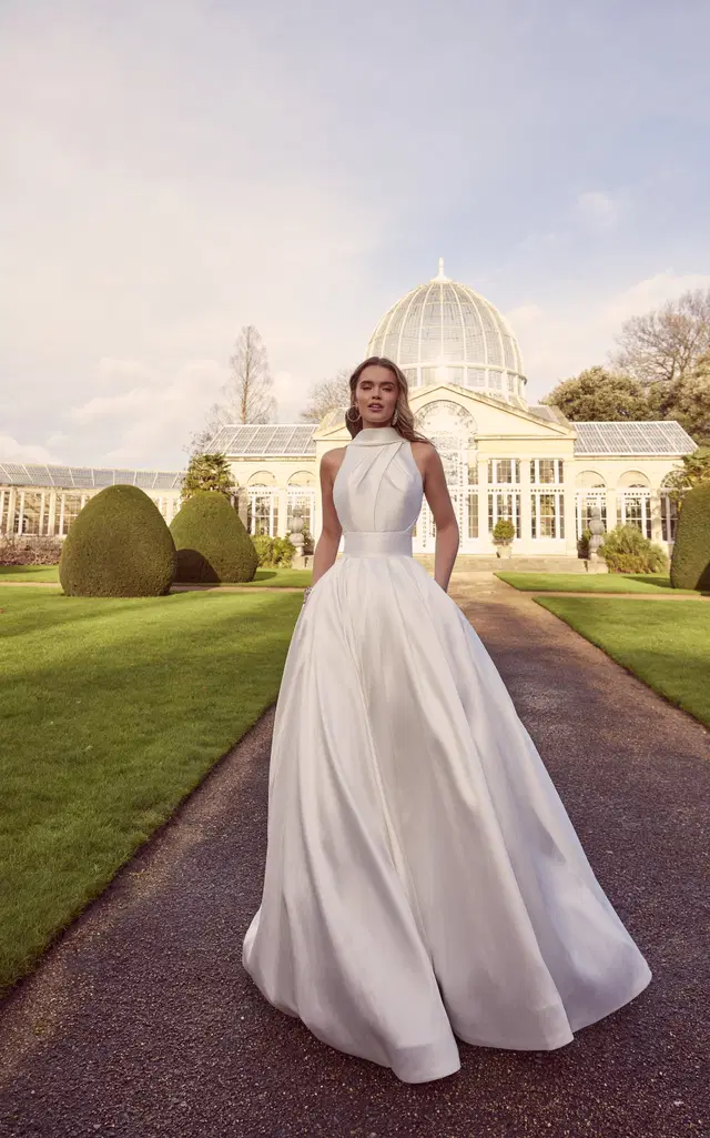 Kashi by Veni Infantino: Ball Gown silhouette, mikado