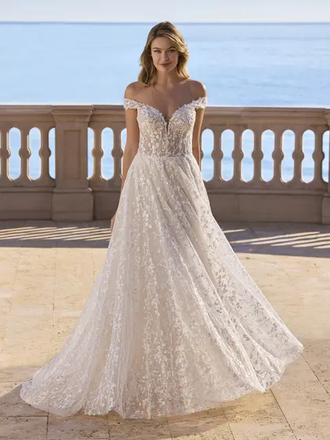 Xyris wedding dress by Ladybird, A-line, V-neck