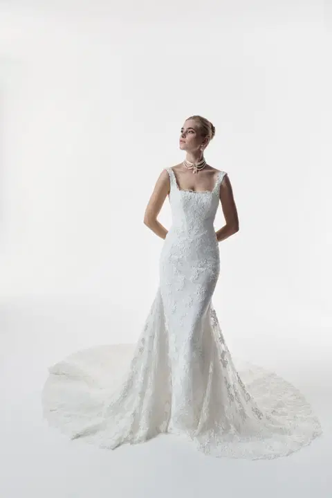 Cora wedding dress by Josephine Scott, mermaid, lace