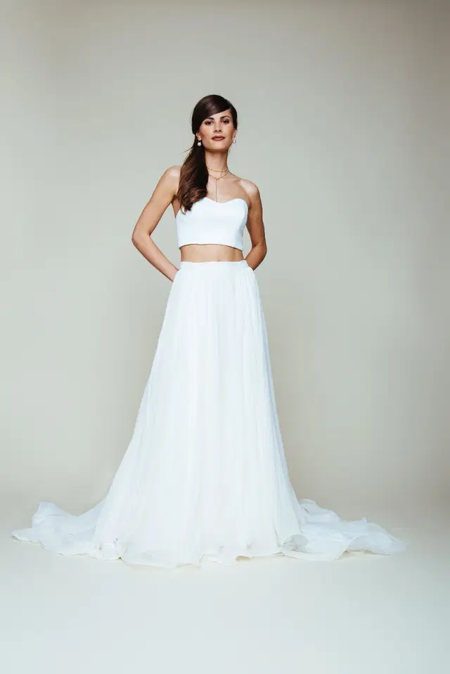 Seidenchiffon-Rock S-1056 by KUESS die BRAUT - view 2 of 6