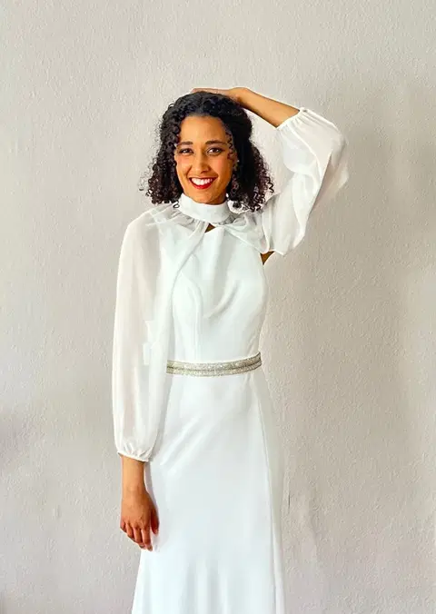 Accessoire Ärmel ST 1250 by myprettydress by Basedow, chiffon, scoop