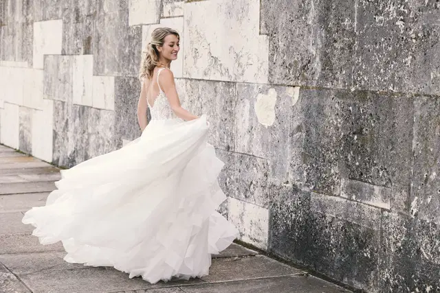 Charlie by Amo & Luv: Ball Gown silhouette, sweetheart neckline, sleeveless, tulle