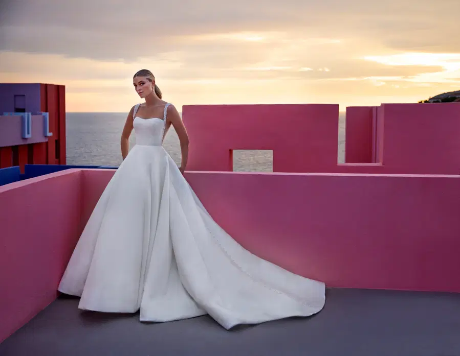 MJ1061 - Gala by Madison James: Ball Gown silhouette, sweetheart neckline, sleeveless, mikado