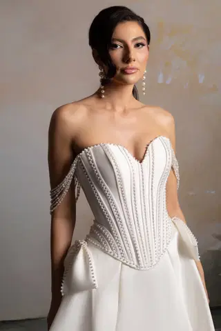 Emerson Bodice Sassa Skirt by Donna Salado Bridal - view 3 of 4