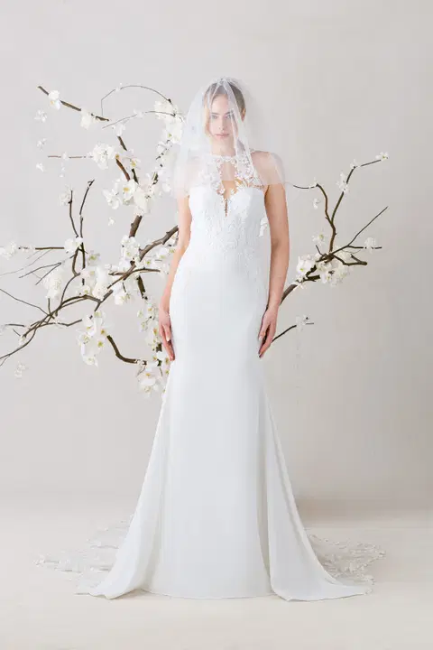 Sai 1010013 wedding dress by Mori Lee, trumpet, lace