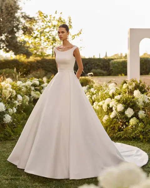Nore Brautkleid von Rosa Clara, A-Linie, Sienna