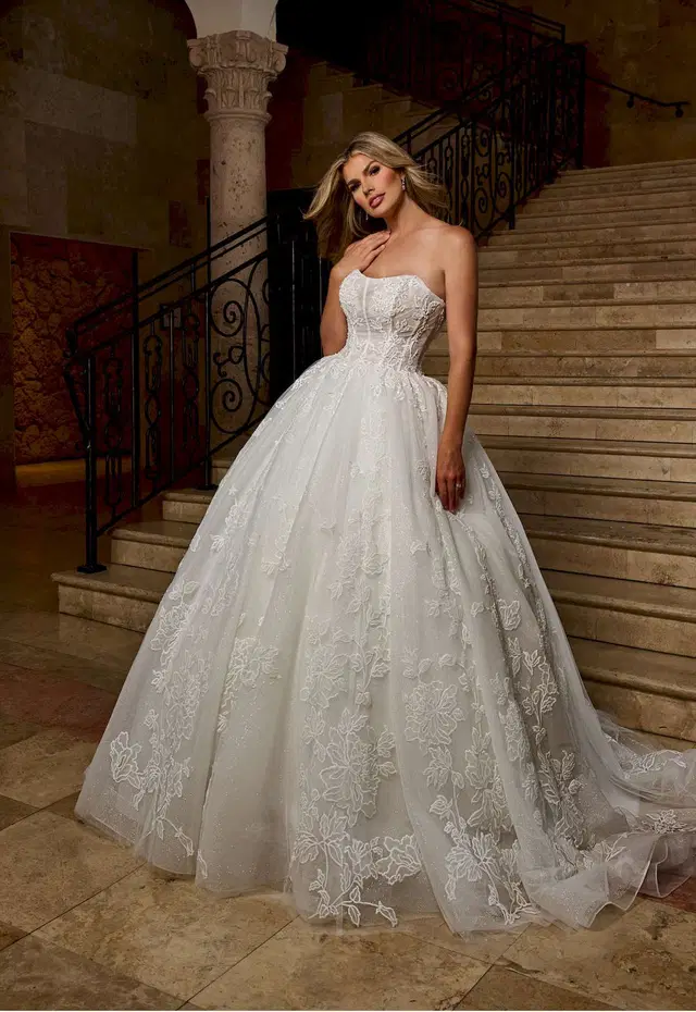 RB6161 by Rachel Allan: Ball Gown silhouette, sweetheart neckline, sleeveless, tulle