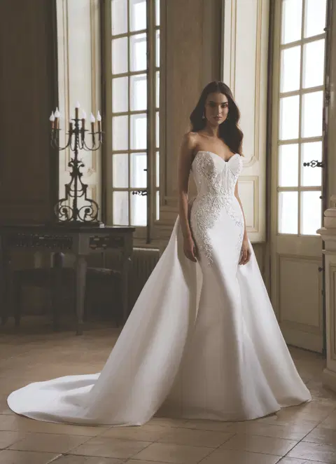 Gala wedding dress by ÉLYSÉE, A-line, lace