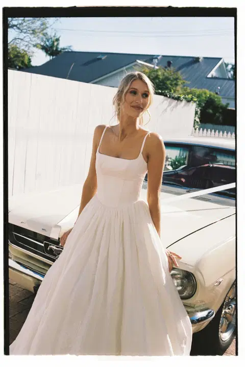 Adeline wedding dress by MWL Bride, ball gown, tulle