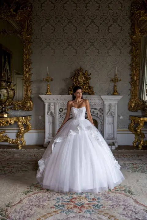 Style RB6194 wedding dress by Rachel Allan, ball gown, tulle
