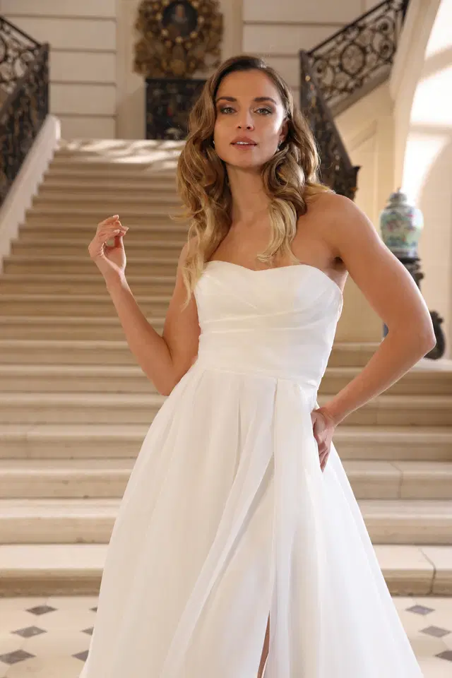 Blue by Azuree Bridal - view 2 of 3