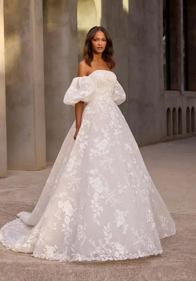 Callyso by Mori Lee: Ball Gown silhouette, straight neckline, tulle