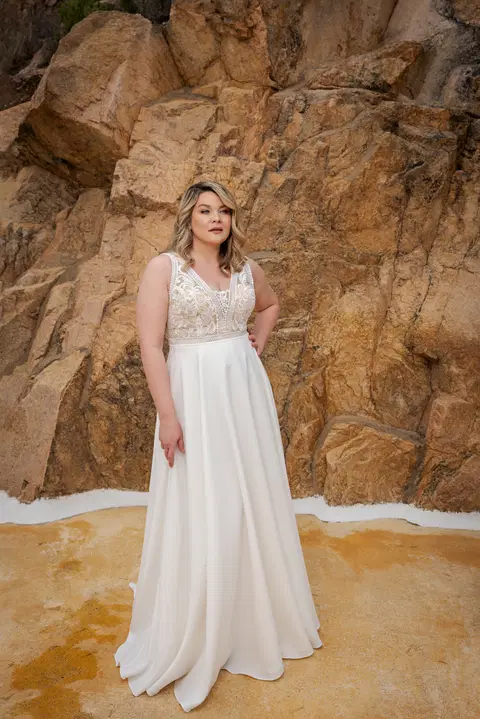 Style LB232 wedding dress by Lohrengel, A-line, lace