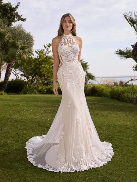Sedum wedding dress by Ladybird, mermaid, lace