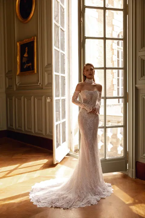 Sera wedding dress by Maks Mariano, mermaid, lace