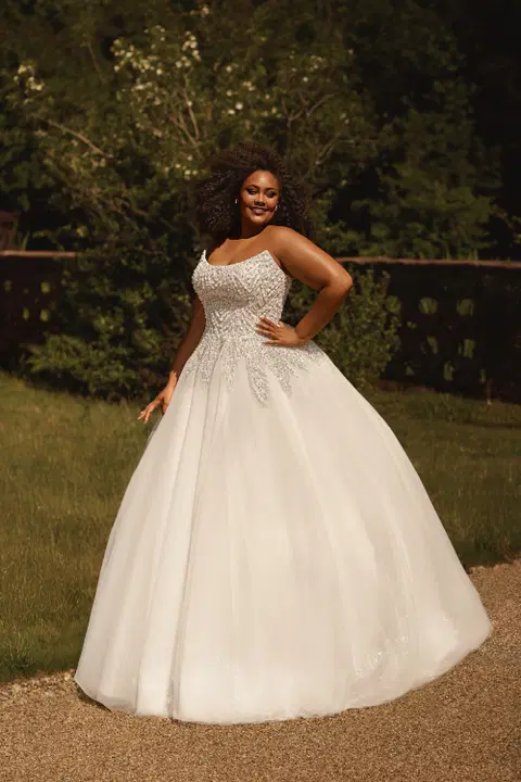 Style PH7034 wedding dress by Envy by Phoenix, ball gown, tulle