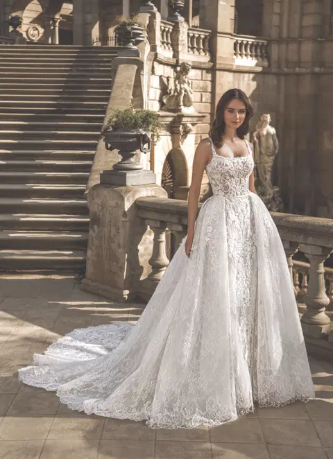 Forina wedding dress by ÉLYSÉE, ball gown, lace
