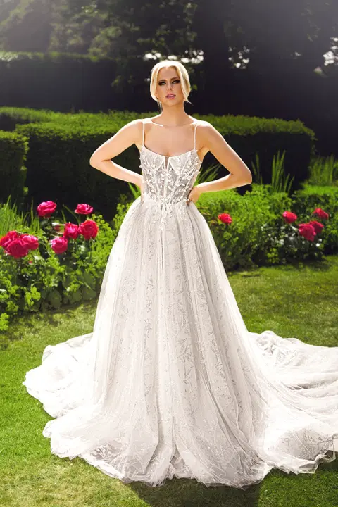 Style PH24080 wedding dress by Phoenix Gowns, ball gown, tulle