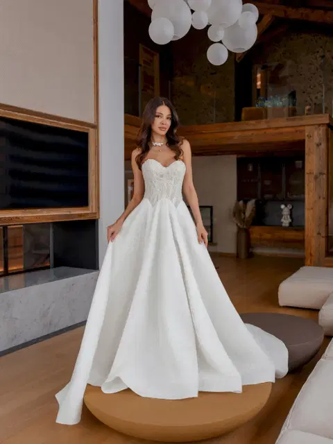 Ninon Brautkleid von Innocentia, Ballkleid, Jacquard